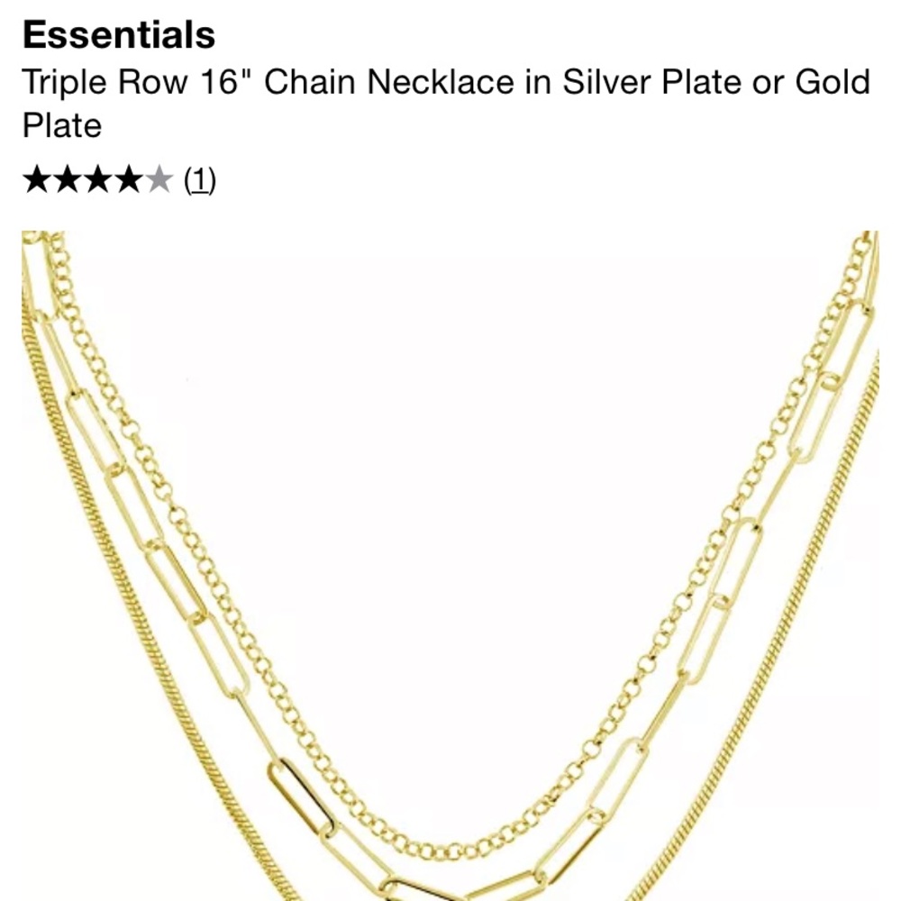 3 layer gold chain